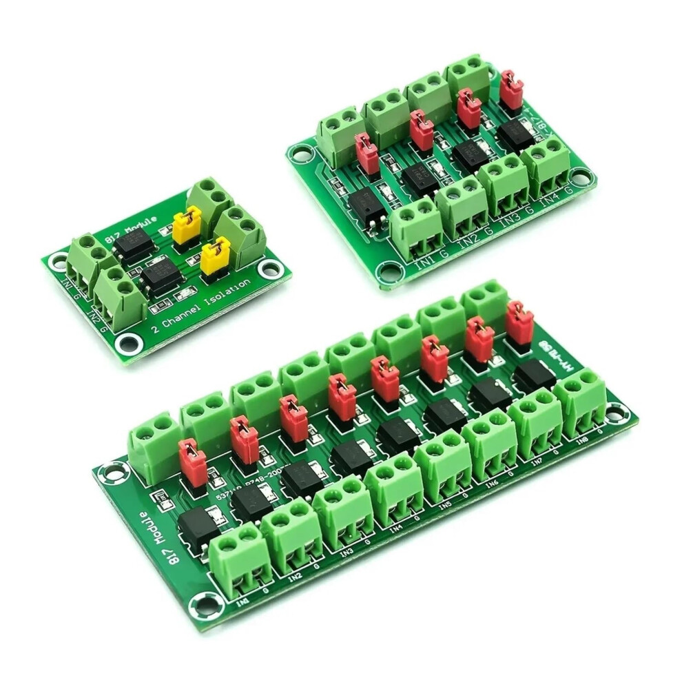 Optocoupler Isolation Board 2 Channel Voltage Converter Module 3.630V Driver Set Of 5 9001264549848