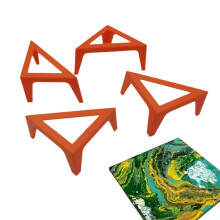 4 Pieces Paint Stands with Stable Support for Canvas, Wood Boards, Furniture, Crafts, Pouring Art