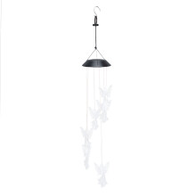 Carillon solaire élégant, décoration de jardin LED à couleurs changeantes, décoration suspendue artistique étanche pour l'extérieur de votre