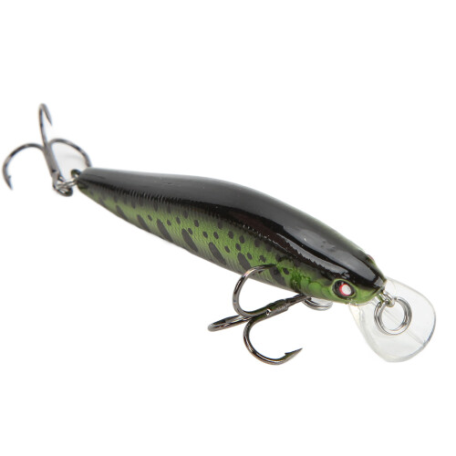 Δόλωμα Jerkbait Minnow με τρισδιάστατα μάτια και κοφτερά σαλάκια, ευέλικτο δόλωμα 1