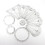 Quilting Ruler Set Acrylic Clear Patchwork Templates for Sewing, 10 Pcs Regular Plate 5