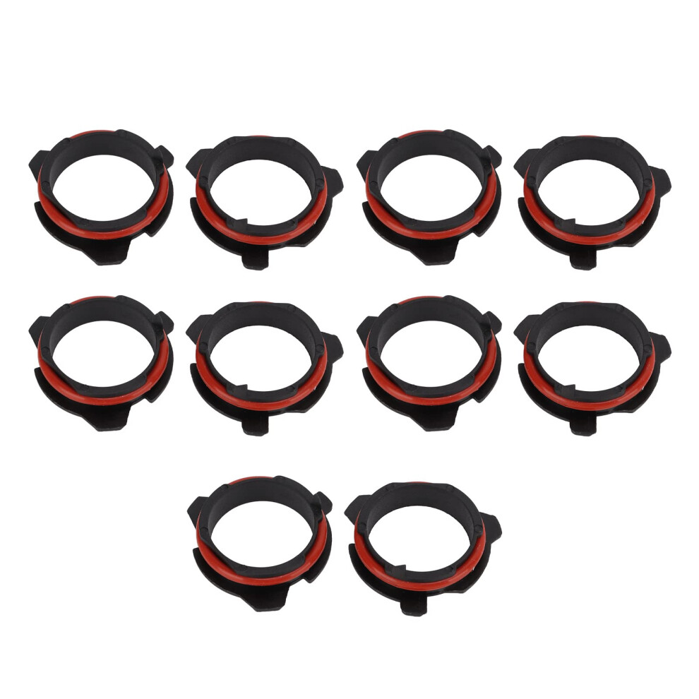 10Pcs Led Headlight Bulb Holder Base Adapter, Sturdy Abs 12V Mount 9119770367457