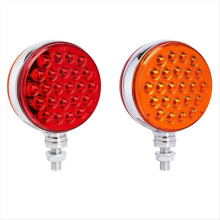 Round Base Fenders Lights,Led Double Sided Turn Signal Lights for Semi
