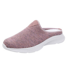Breathable Mesh Orthopaedic Clogs SlipOn Walking Sandals for Men and Women Pink 6.5 UK