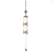 Carillon Feng Shui, carillon éolien en laiton au son clair et charmant, matériau respectueux de l'environnement, style simple et rétro pour la