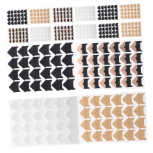 16 Sheets Self Adhesive Photo Corners for Scrapbooking Albums DIY Memory Books in Rose Gold Kraft Black White