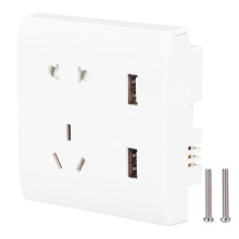 Tomada de parede USB dupla com porta anti-inserção acidental de 360, uma combinação perfeita de tecnologia e segurança.