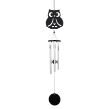 Carillon décoratif d'extérieur pour jardin et terrasse, carillon éolien en aluminium, crée une sonorité agréable et apaisante. Idéal pour les