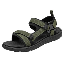 Men's Trekking Sandals with Arch Support, NonSlip Open Toe Hiking Sandals for Beach & Outdoor Green UK 8