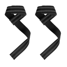 Pulseiras de silicone para levantamento de peso, com marcações para esquerda ou direita que guiam o posicionamento correto para um treino eficaz.