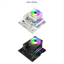 T600 CPU-koeler met zes koperen buizen en temperatuurregeling voor desktopcomputers