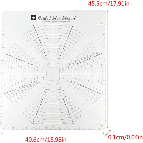 Quilting Ruler Acrylic Fabric Cutting Tool for Patchwork Sewing and Craft Projects 1