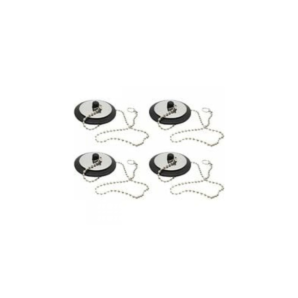 Durable Sink Stopper, Designed For Bathtubs And Kitchen Sinks, Elastic Force Seal Guarantees Leak Prevention, Convenient Zipper And Metal Ball Chain F 9466005141093