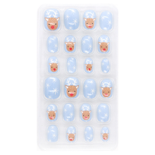 Faux ongles à coller Festive Beauty, longue tenue, usage multiple, qualité salon, application facile pour les fêtes des filles et des enfants