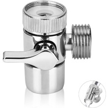 Inverseur pour robinets de salle de bain, filetage universel G1/2, construction robuste en laiton pour une installation facile (M22 x M24)