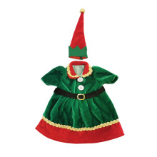 Christmas Wine Bottle Cover Sleeve Reusable Fabric Gift Wrap for Holiday Party Decor