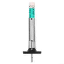 Stainless Steel Tire Tread Depth Gauge 030mm Color Indicator for Car Truck Motorcycle