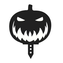 Maisíocht Oíche Shamhna, Coinnleoir Miotail Dhubh le haghaidh Maisíochta Cóisire Laistigh, Cruthaitheoir Atmaisféir Taibhsí Dearadh Pumpkin