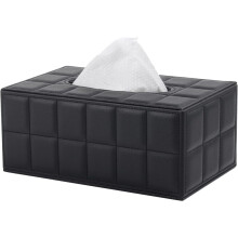 Porta-guardanapos com fundo magnético, caixa de lenços retangular com design elegante e base antiderrapante à prova d'água para decoração de