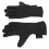 Paar schwarze Tauchhandschuhe, kratzfest, 10