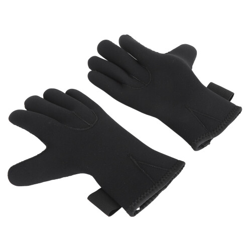 Paar schwarze Tauchhandschuhe, kratzfest, 1