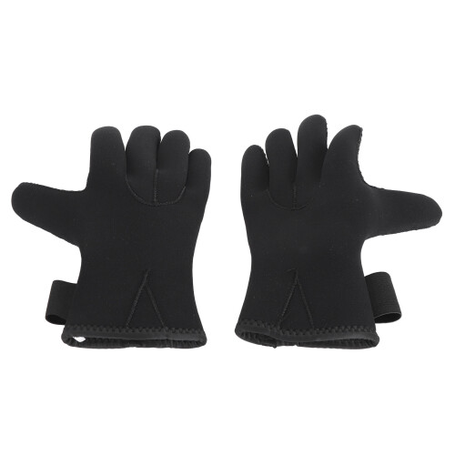 Paar schwarze Tauchhandschuhe, kratzfest, 2