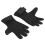 Paar schwarze Tauchhandschuhe, kratzfest, 7
