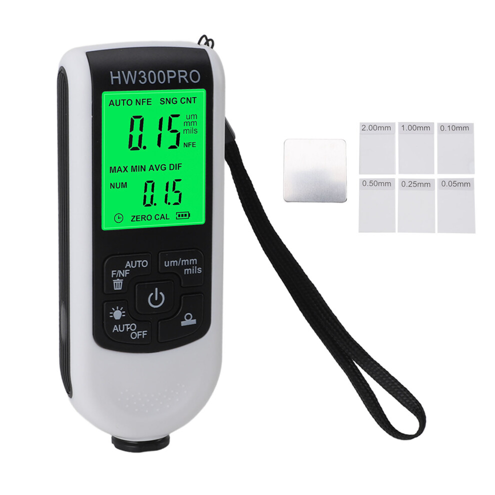 Non Destructive Measurement Digital Coating Thickness Gauge High Accuracy Measurement Automotive Paint Thickness Measurement Magnetic Induction Eddy C 9454554107042