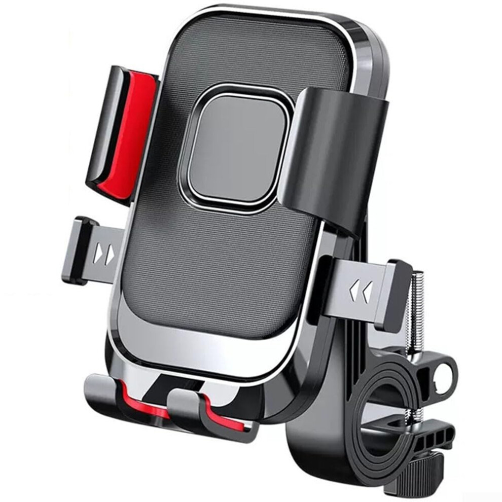 Motorcycle Phone Mount With Shockabsorbing Sixclaw Holder, Waterresistant Alloy For Bicycle 9323874598475