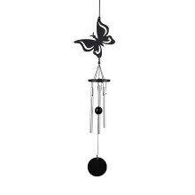 Carillon éolien en aluminium pour jardin, terrasse et patio. Crée une mélodie apaisante et mélodieuse. Idéal pour les jardins, les plages, les