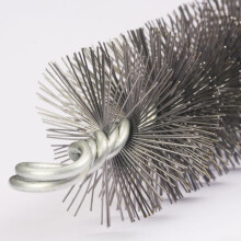 Steel Wire Chimney Cleaning Brush 50mm for Fireplace Flue Pipe Boiler Stove Maintenance