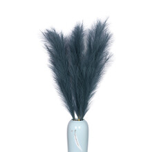 Hohes, flauschiges künstliches Pampasgras, Boho-Stil, rustikal, Landhausstil, Vasenfüller, Elfenbein, 96,5 cm, 7er-Set