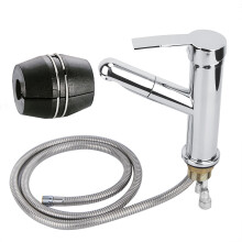 Torneira em aço inoxidável sem chumbo para uso seguro e higiênico da água no banheiro ou na cozinha da sua casa.