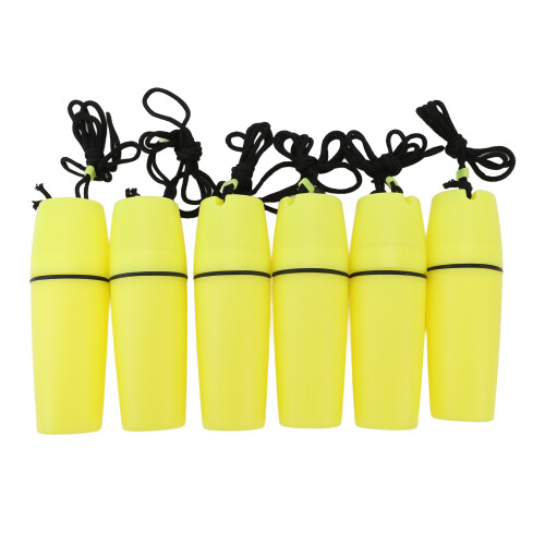6 Stück Kajak-Behälterflasche, ABS, wasserdicht,