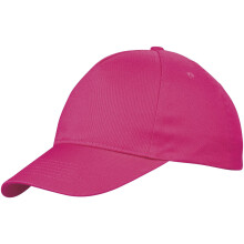 Kids Baseball Cap 5 Panel Adjustable Hat for Boys Girls Summer Outdoor (Cerise Hot Pink)