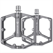 Fahrradpedale aus Titan-Aluminium-Legierung mit 3 Kugellagern, rutschfest, für BMX und Rennrad