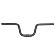 Cykelstyre med höj- och svalformat styre, aluminiumlegering, 24 mm diameter, ergonomisk design, höghållfast konstruktion i ett stycke,