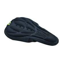 Cuscino per sella da bicicletta con imbottitura in gel per lunghe distanze, fodera traspirante, coprisella extra confortevole con design