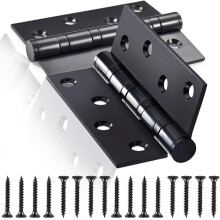 Herrajes para puertas interiores y exteriores, bisagra de acero inoxidable con rodamiento de bolas para un funcionamiento silencioso, tamaño de 4