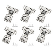 Hidden Hinges for Cabinet Doors, Soft Close Cabinet Hinges with 3-Ways Adjustment, Concealed Surface Mount Cabinet Hinges for Frameless Kitchen Cabine