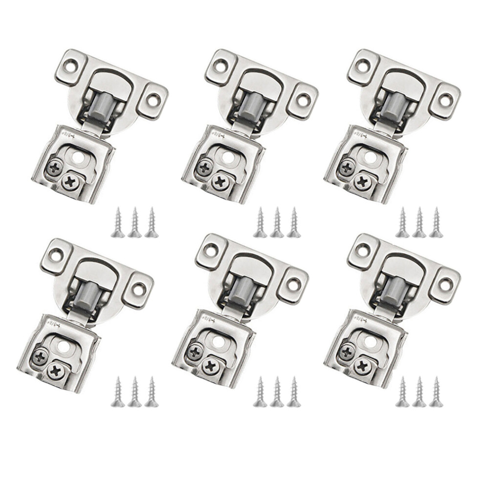 Hidden Hinges For Cabinet Doors, Soft Close Cabinet Hinges With 3-Ways Adjustment, Concealed Surface Mount Cabinet Hinges For Frameless Kitchen Cabine 9454554111636
