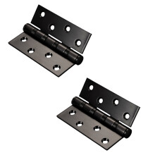 Bisagras mejoradas para puertas interiores, bisagras de puerta negras mate con diseño de bisagras de puerta de esquina cuadrada, bisagras de puerta