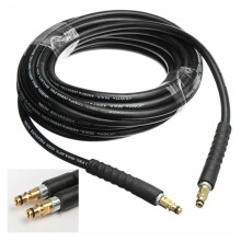 Mangueira para lavadora de alta pressão, resistente à abrasão e com conector rápido fácil de usar, alta capacidade de voltagem para os modelos