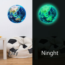 Pegatinas decorativas luminosas con forma hexagonal creativa, diseño de neumático que brilla en la oscuridad, ideales para habitaciones infantiles.