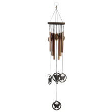 Carillon éolien papillon en alliage de cuivre, son clair et charmant, fabrication soignée, cloches commémoratives pour usage intérieur et