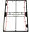 Golf Putting Alignment Mirror for Accurate Stroke Practice at Home Office Backyard 3