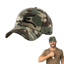 Kids Camo Baseball Cap Adjustable Army Style Sun Hat for Boys and Girls Outdoor
