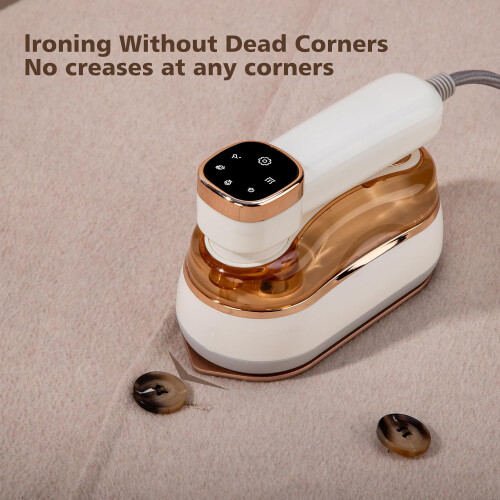 Steam Iron with Ceramic Soleplate for Clothes, Vertical Steaming, OffWhite 2