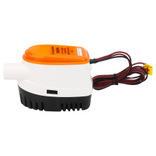 Bomba de achique sumergible automática, bomba todo en uno con interruptor de flotador, alto caudal, carcasa de termoplástico duradero, acero