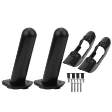 Soporte para cañas de pescar de acero inoxidable, montaje empotrado, ángulo de 30 grados, con tapa protectora contra el polvo, herrajes de grado